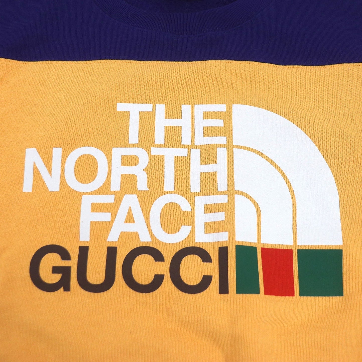 Luxury Gucci Trending 2025 Two-tone Logo Sweatshirt Navy M