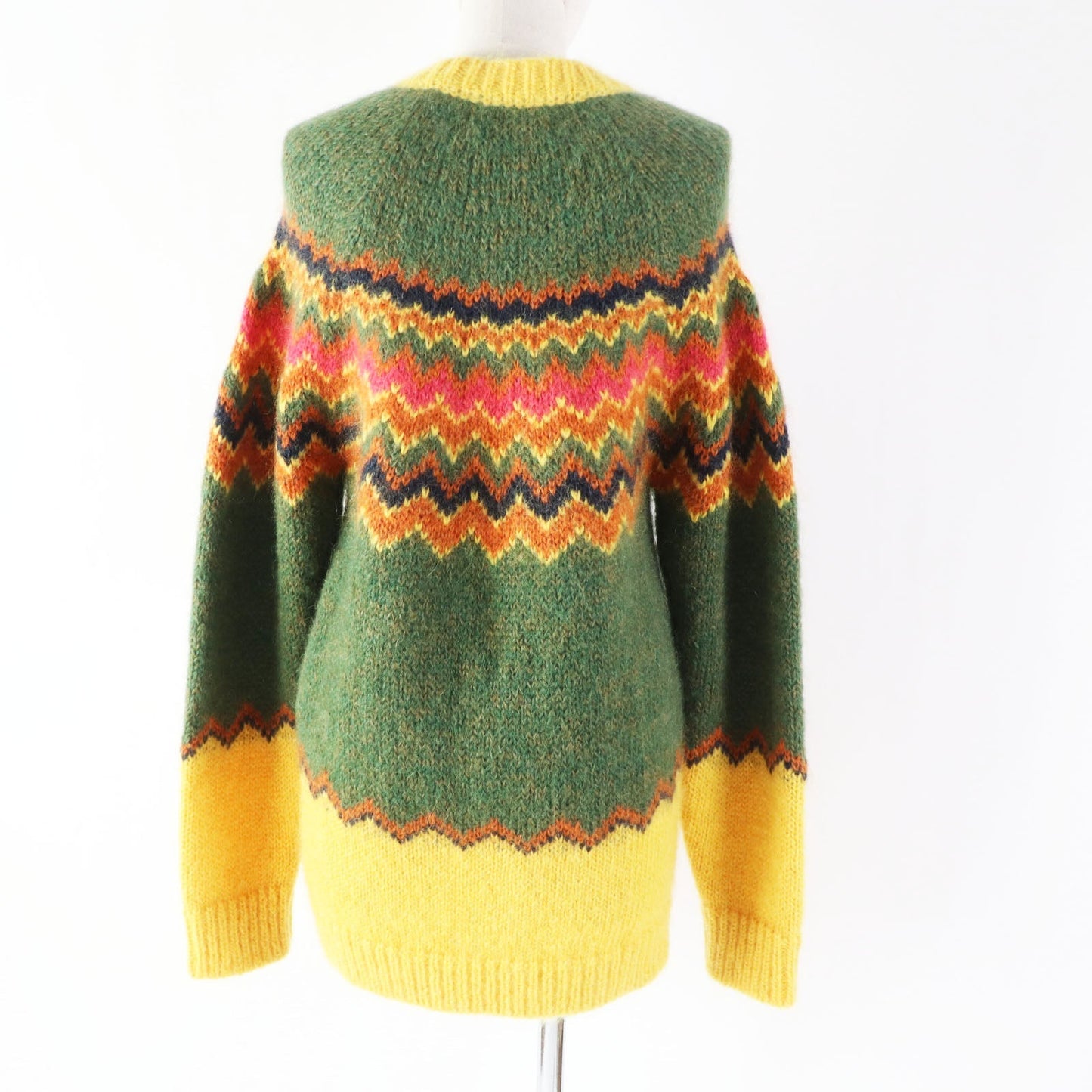 Luxury Gucci Trending 2025 North Face Mohair Nylon Jacquard Sweater M