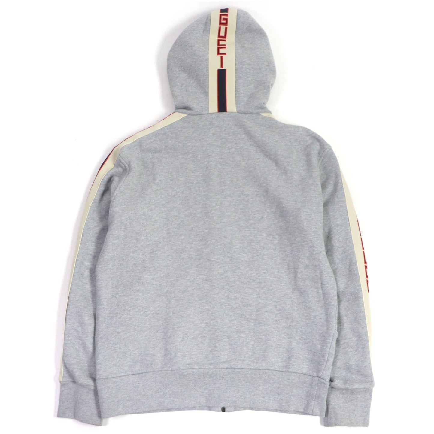 Luxury Gucci Trending 2025 Cotton Zip-Up Hoodie 497250 Gray S