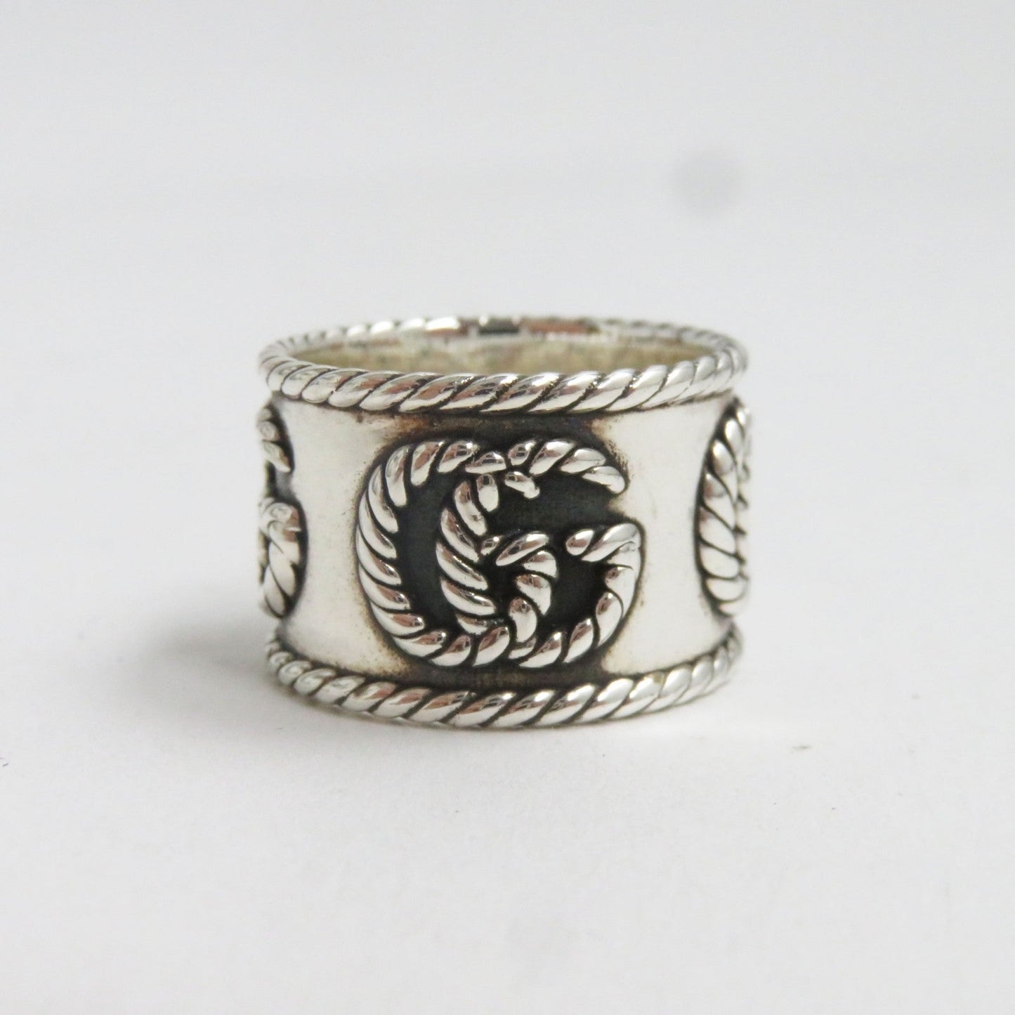 Luxury Gucci Trending 2025 GG Marmont Ring AG925 Silver