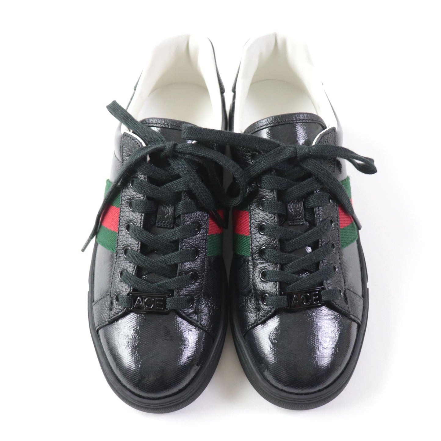 Luxury Gucci Trending 2025 Ace Web Stripe Women's Sneakers 35