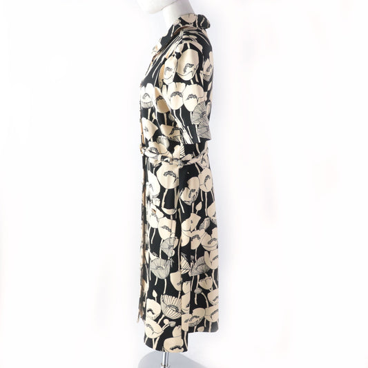 Luxury Gucci Trending 2025 Poppy Print Long Dress with GG Belt