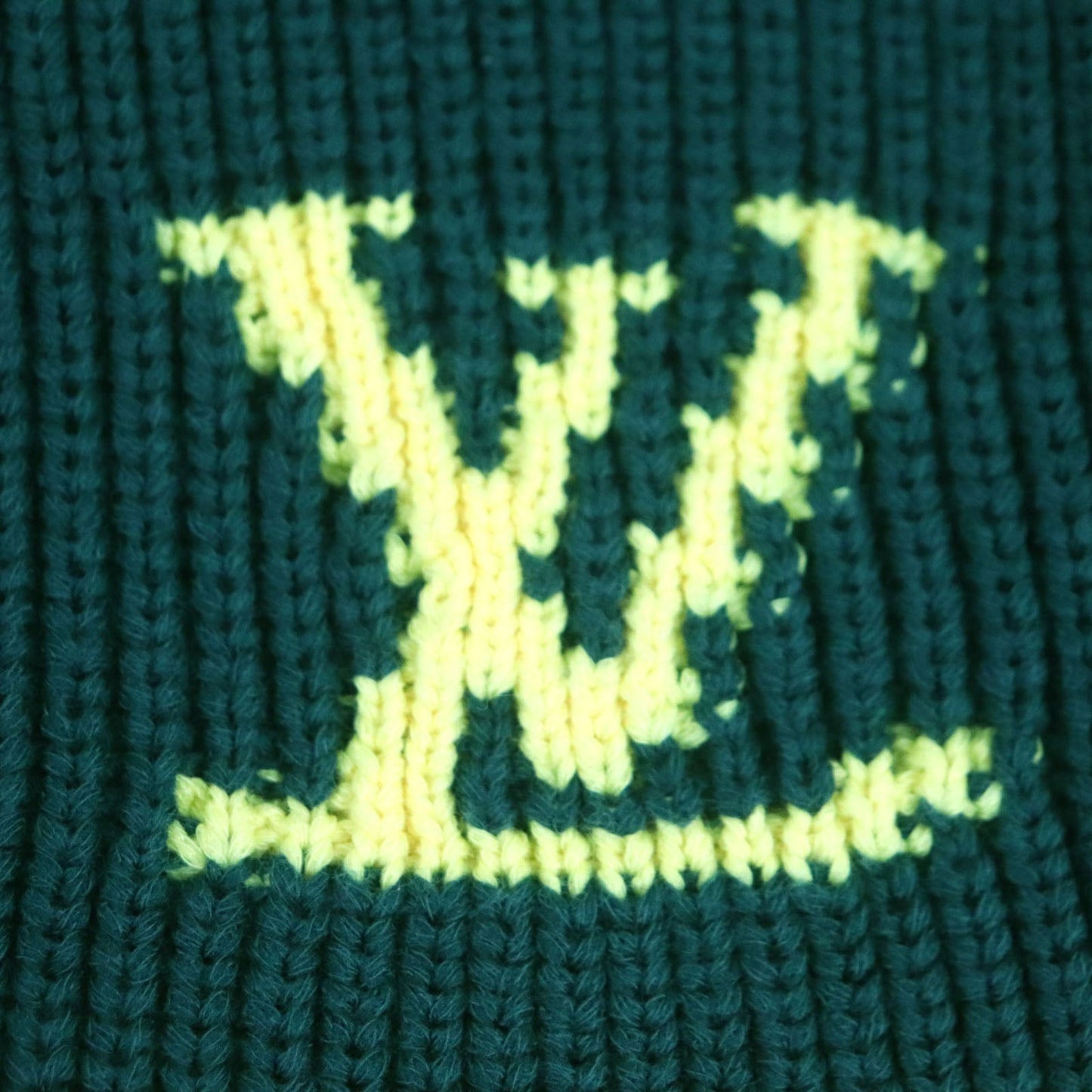 LOUIS VUITTON knit cotton Multi rasta color jamaica L