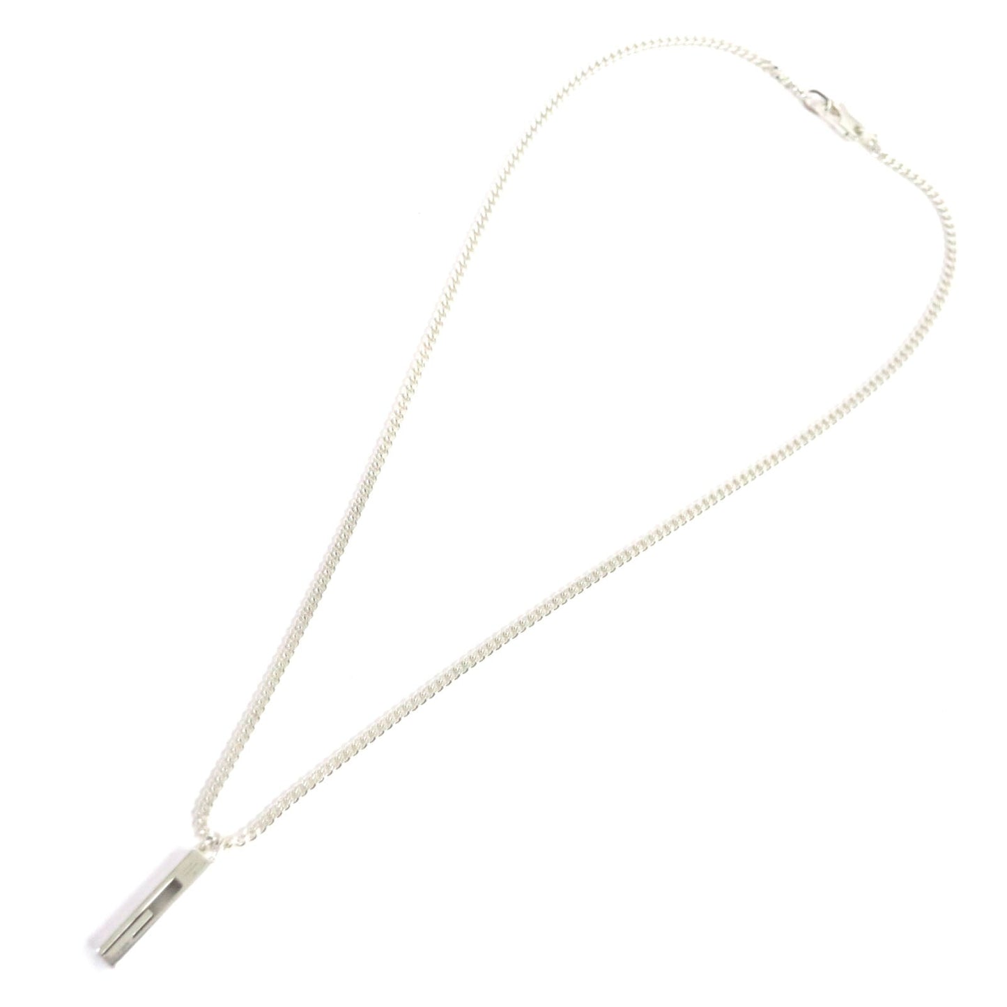 Luxury Gucci Trending 2025 AG925 Cutout G Logo Pendant Necklace