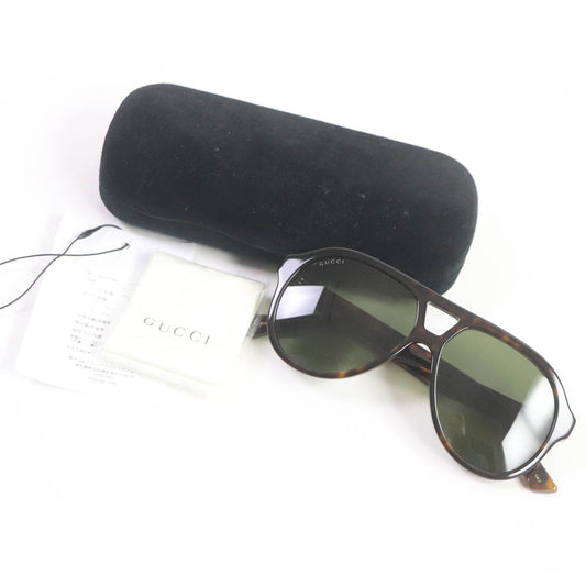 Luxury Gucci Trending 2025 GG0159S Tortoise Aviator Sunglasses