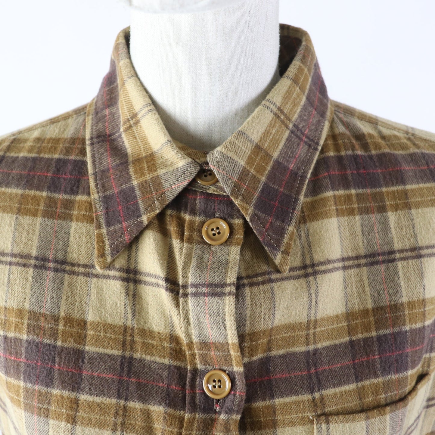 Luxury Gucci Trending 2025 Cotton Check Sleeveless Shirt Brown 40