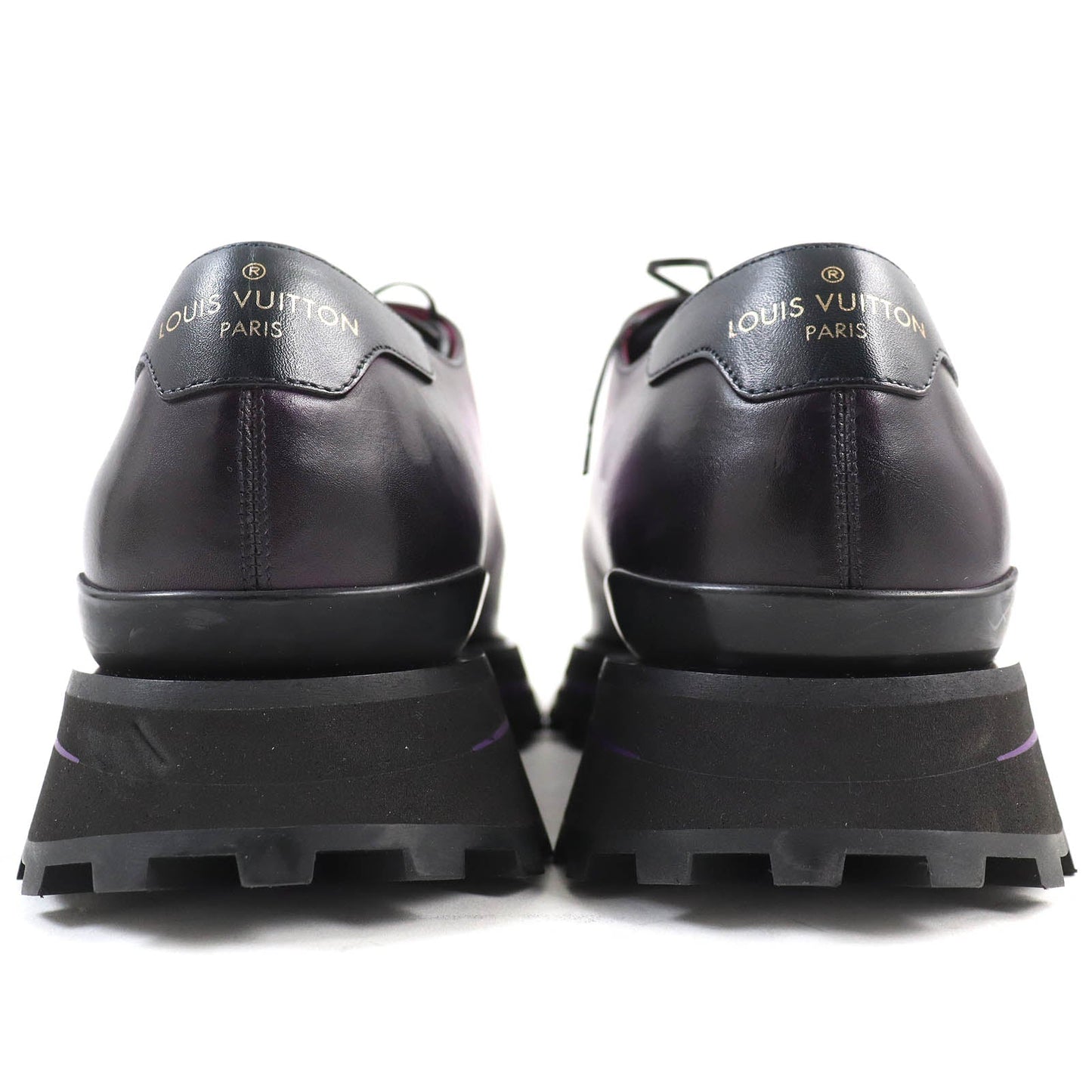 LOUIS VUITTON Leather shoes leather Purple type Gradient Kongur Line 6