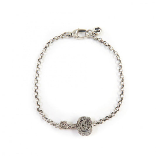 Luxury Gucci Trending 2025 AG925 Double G Key Bracelet Silver