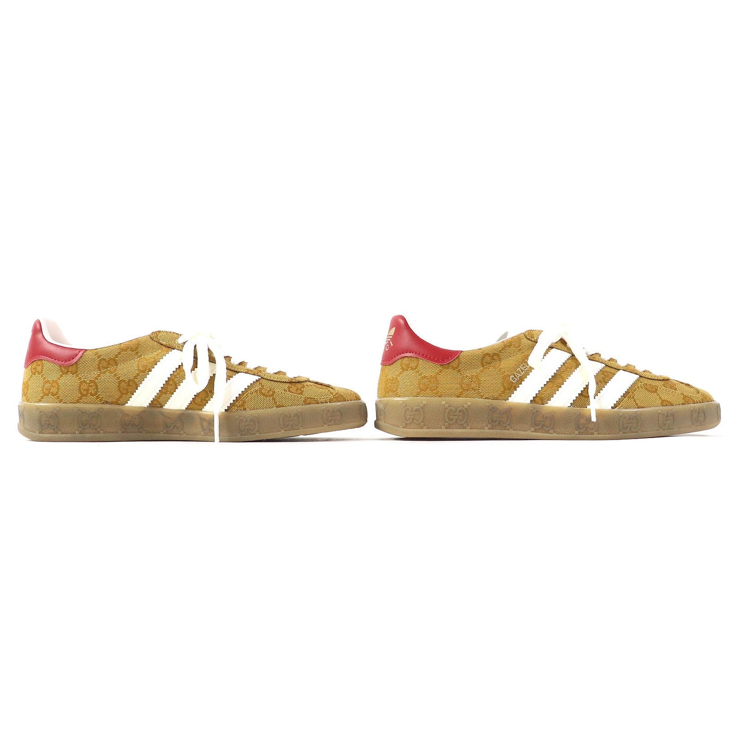 Luxury Gucci Trending 2025 Gazelle GG Canvas Lace-Up Sneakers
