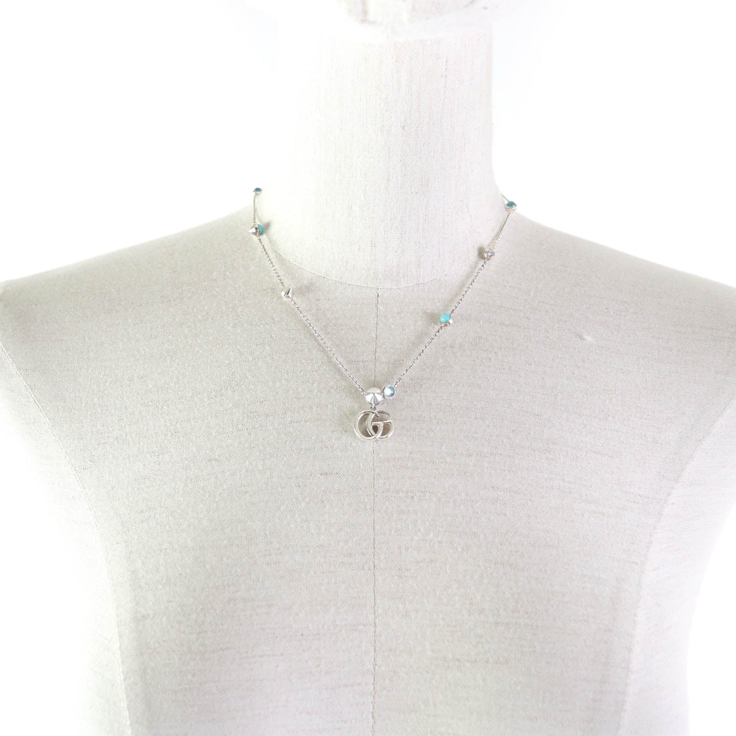 Luxury Gucci Trending 2025 Double G Mother of Pearl Necklace AG925