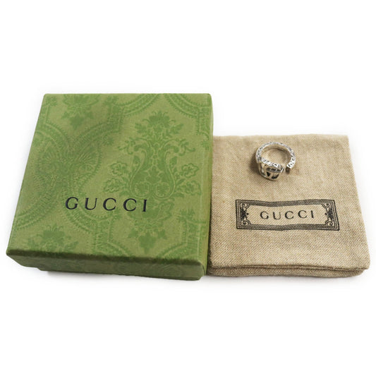 Luxury Gucci Trending 2025 Arabesque Double G Keyring Ring AG925