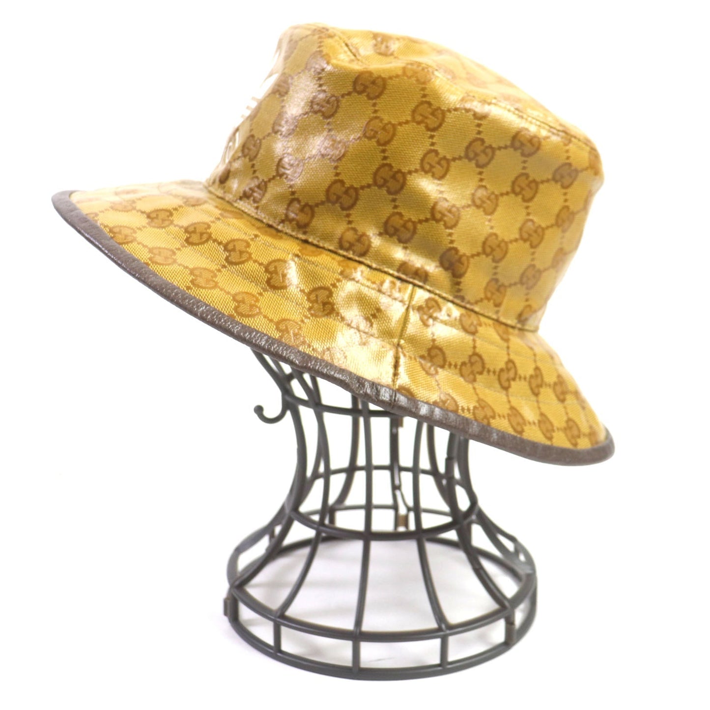 Luxury Gucci Trending 2025 GG Pattern Bucket Hat Brown S