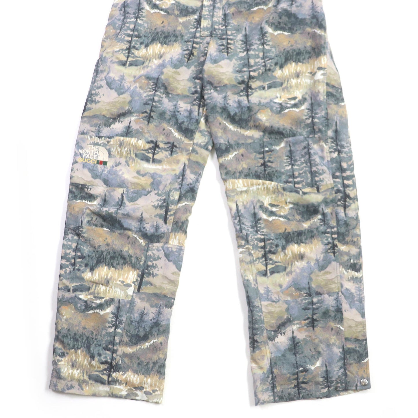 Luxury Gucci Trending 2025 Nylon Forest Print Logo Overalls Multicolor L