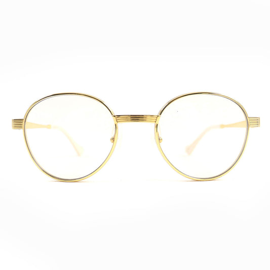 Luxury Gucci Trending 2025 GG0872S Sunglasses Gold Off-white