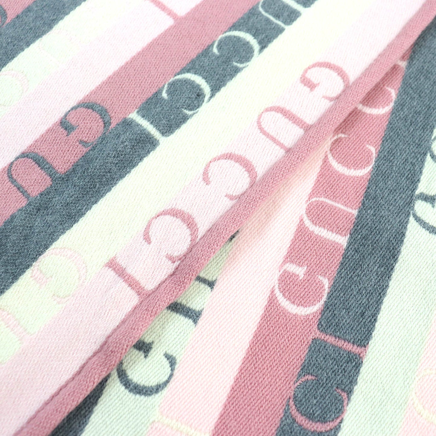 Luxury Gucci Trending 2025 Logo Stripe Fringe Scarf 634166