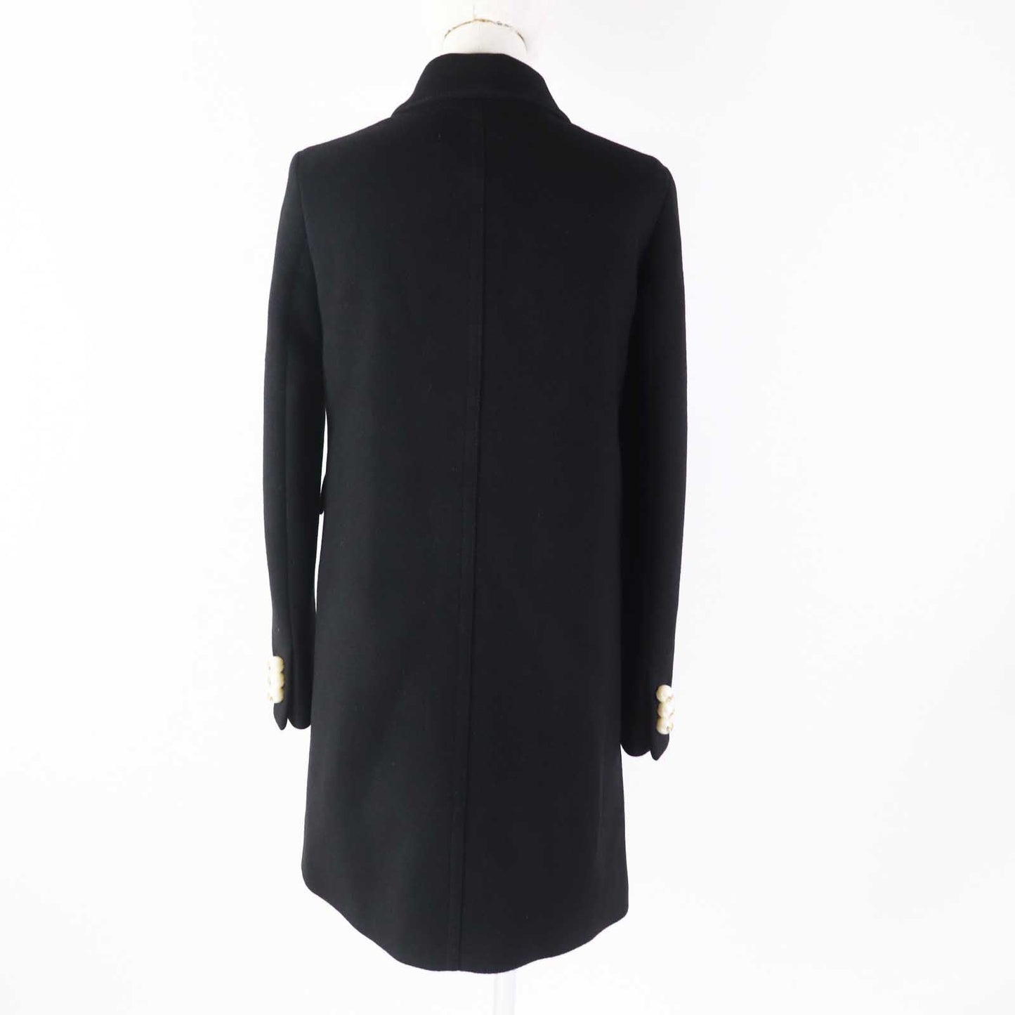 Luxury Gucci Trending 2025 Wool Rayon Coat with Pearl Buttons