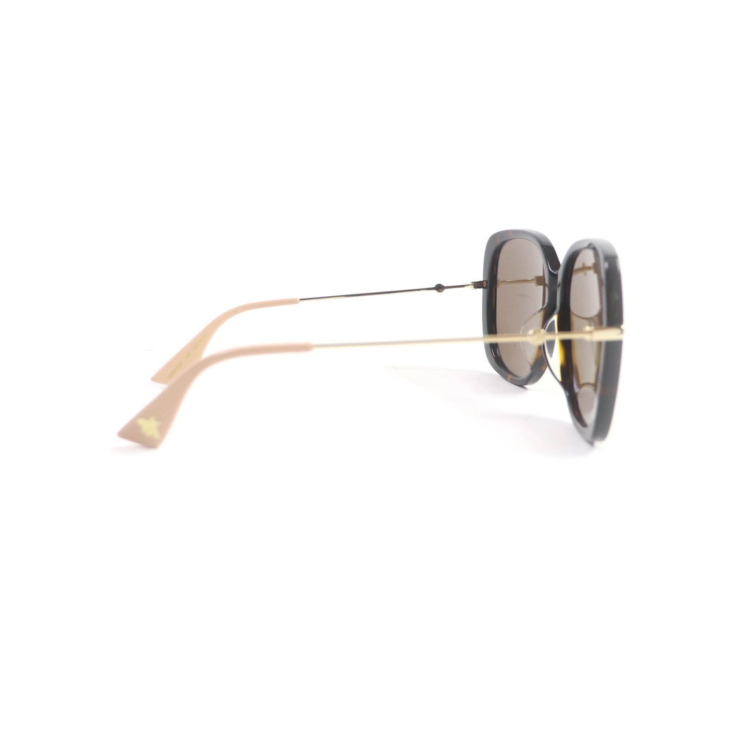 Luxury Gucci Trending 2025 GG0511SA Butterfly Sunglasses Brown Gold