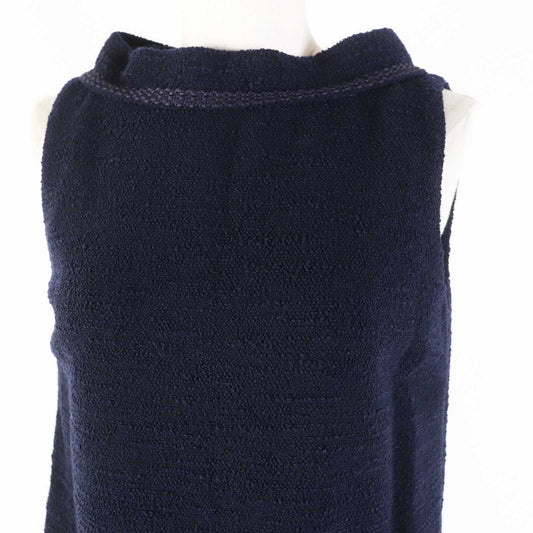 Luxury Gucci Trending 2025 Wool Nylon Tweed Sleeveless Dress 36