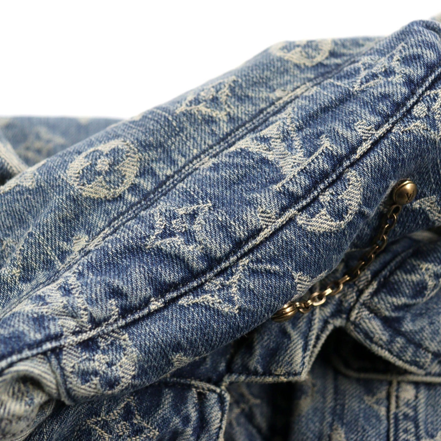Louis Vuitton Denim Trucker Jacket Light Blue