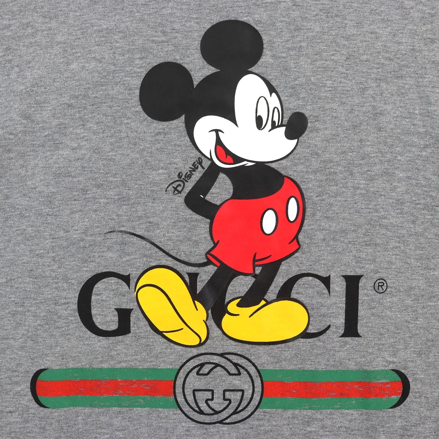 Luxury Gucci Trending 2025 Disney Mickey Mouse Print Oversized T-shirt XS
