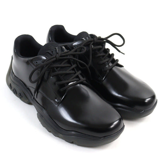 Louis Vuitton Damier Monogram Leather Sneakers Black 8.5