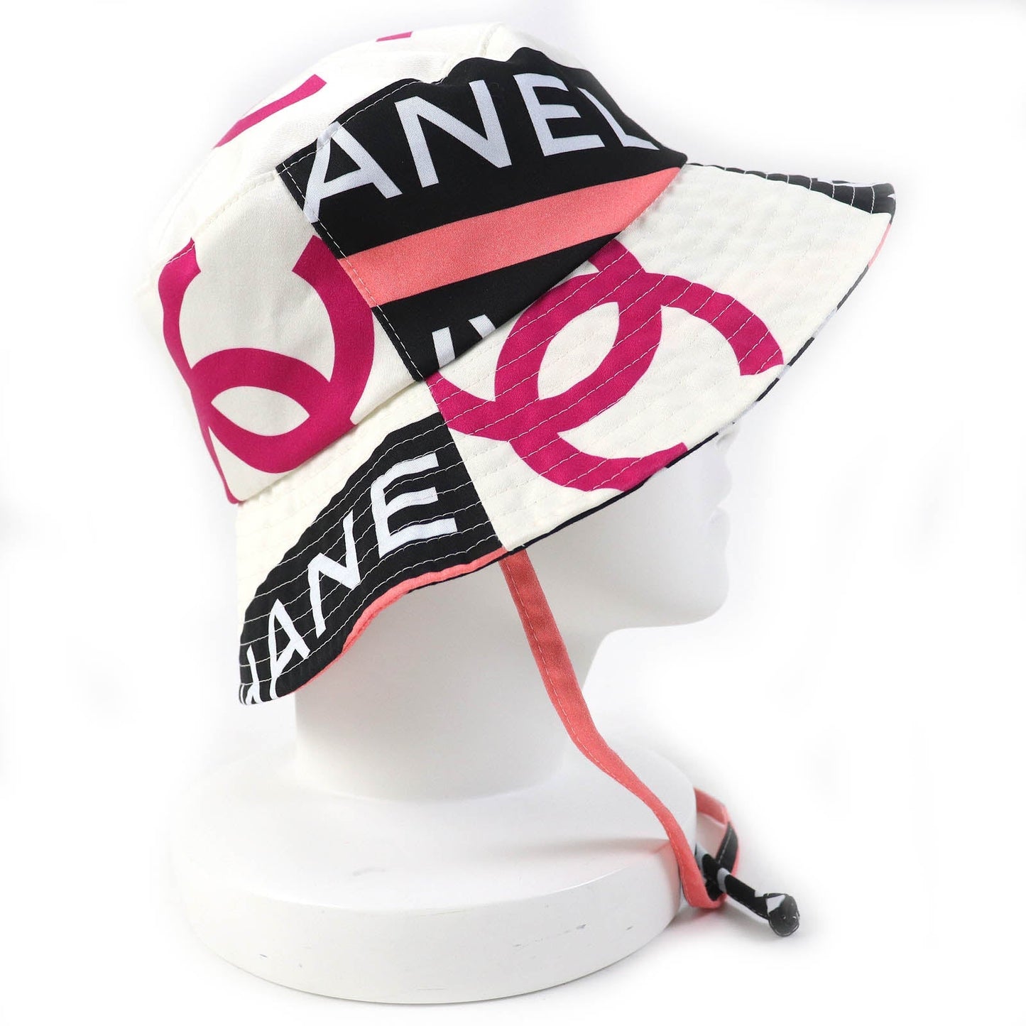Chanel Cotton Logo Bucket Hat M