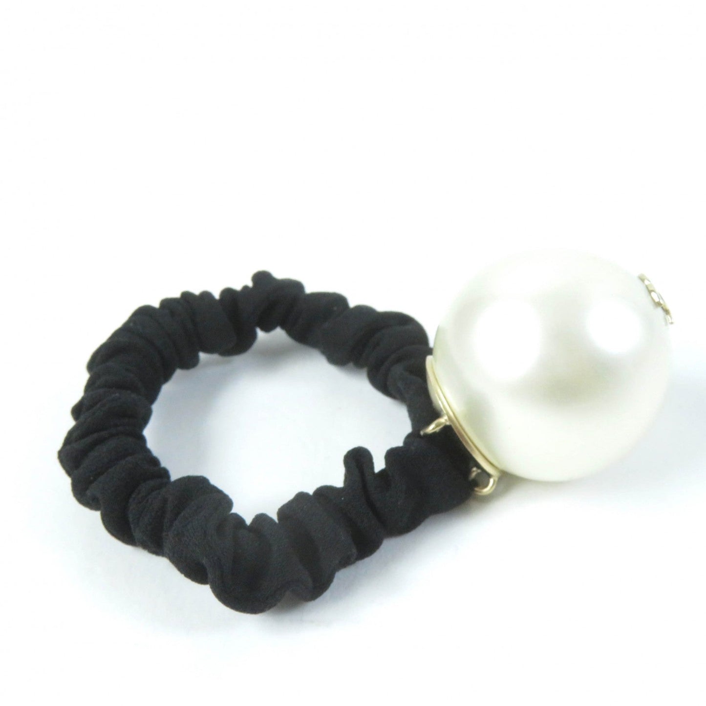Chanel F21 Hair Tie with Pearl & COCO Mark