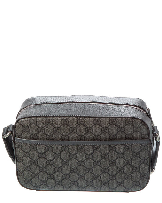 Luxury Gucci Trending 2025 Ophidia Medium GG Supreme Canvas & Leather Shoulder Bag