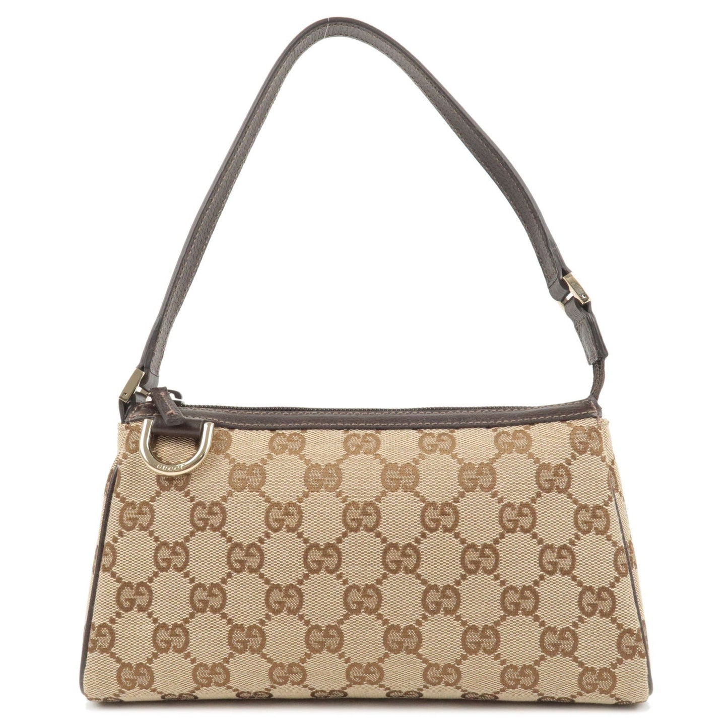 Luxury Gucci Trending 2025 Abbey GG Canvas Leather Hand bag Beige Dark Brown 145750