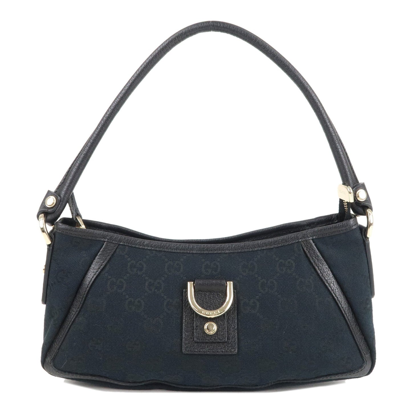Luxury Gucci Trending 2025 Abbey GG Canvas Leather Pouch Shoulder Bag Black 130939