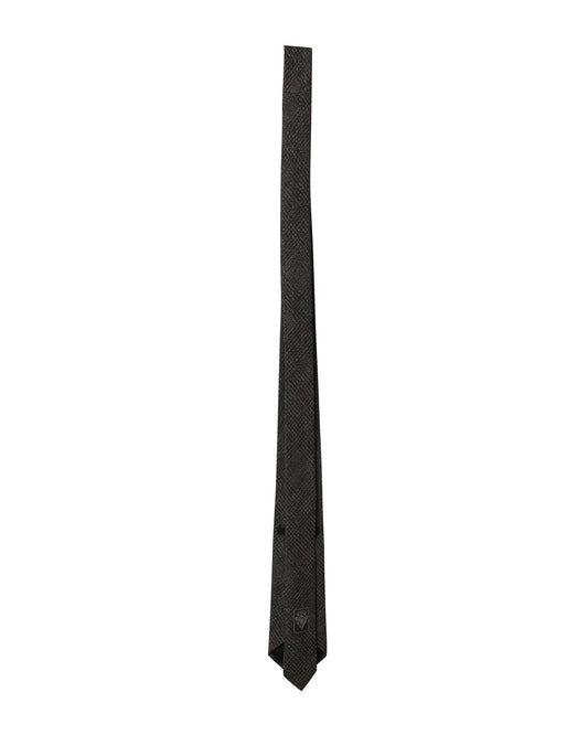 Luxury Gucci Trending 2025 Tie in Grey Wool