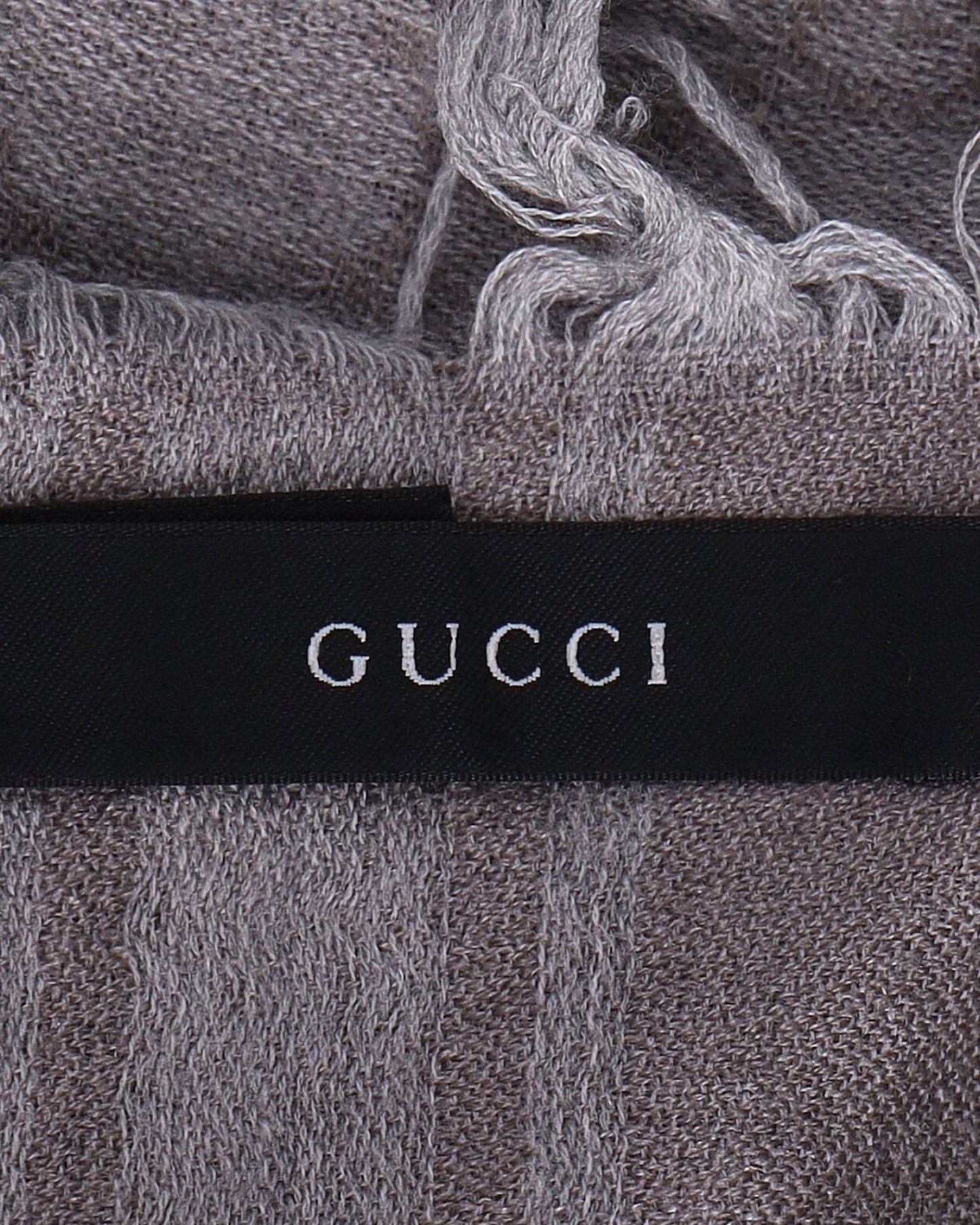 Luxury Gucci Trending 2025 GG Monogram Diamante Cavendish Square Shawl in Beige Wool