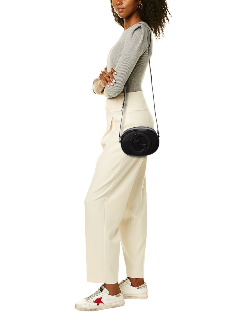 Luxury Gucci Trending 2025 Blondie Mini Leather Shoulder Bag