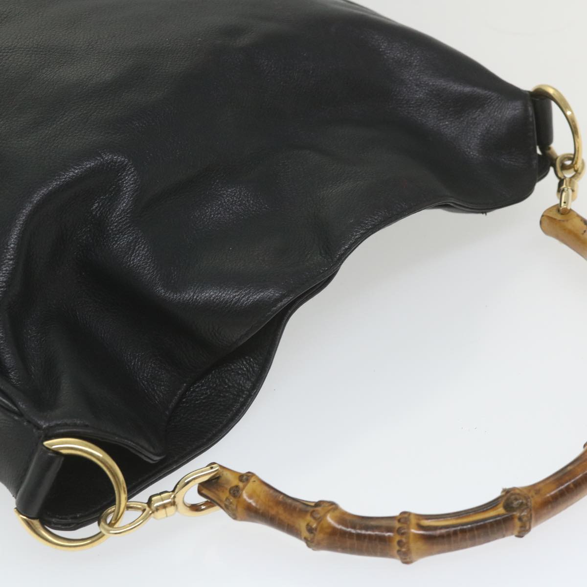 Luxury Gucci Trending 2025 Bamboo Leather Shoulder Bag ()