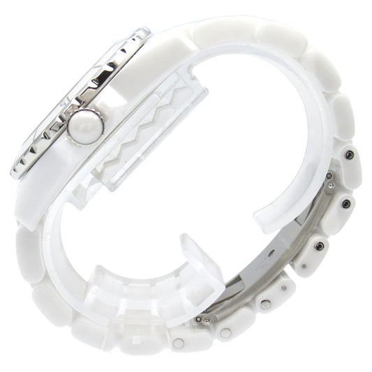 Chanel J12 Blue Light Watch Ceramic White H3827