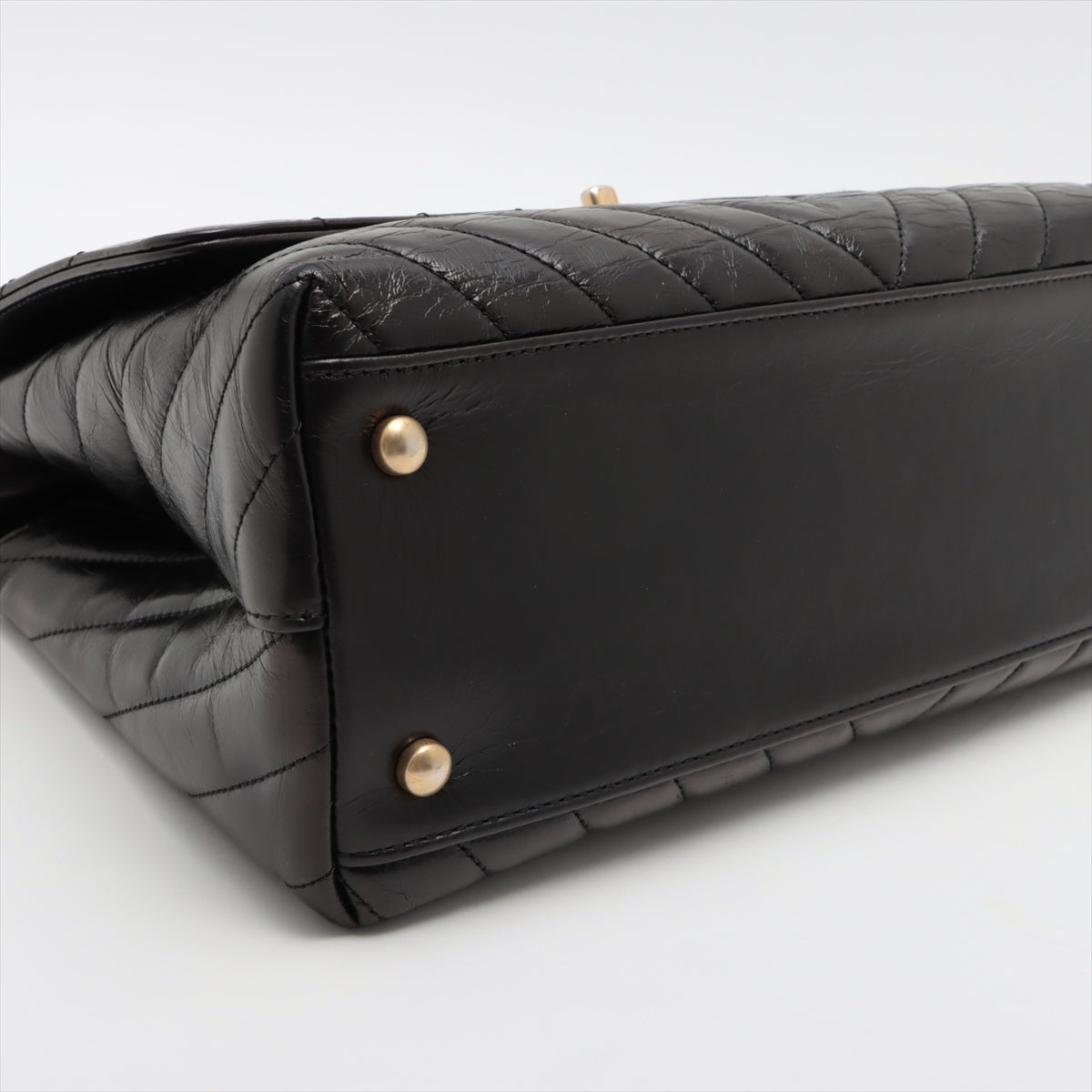 Chanel Coco Handle 29 S 2WAY Handbag V Stick Black G A92991