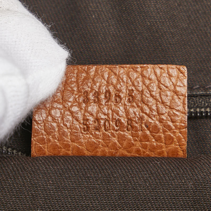 Gucci Leather Interlocking G Tote Bag