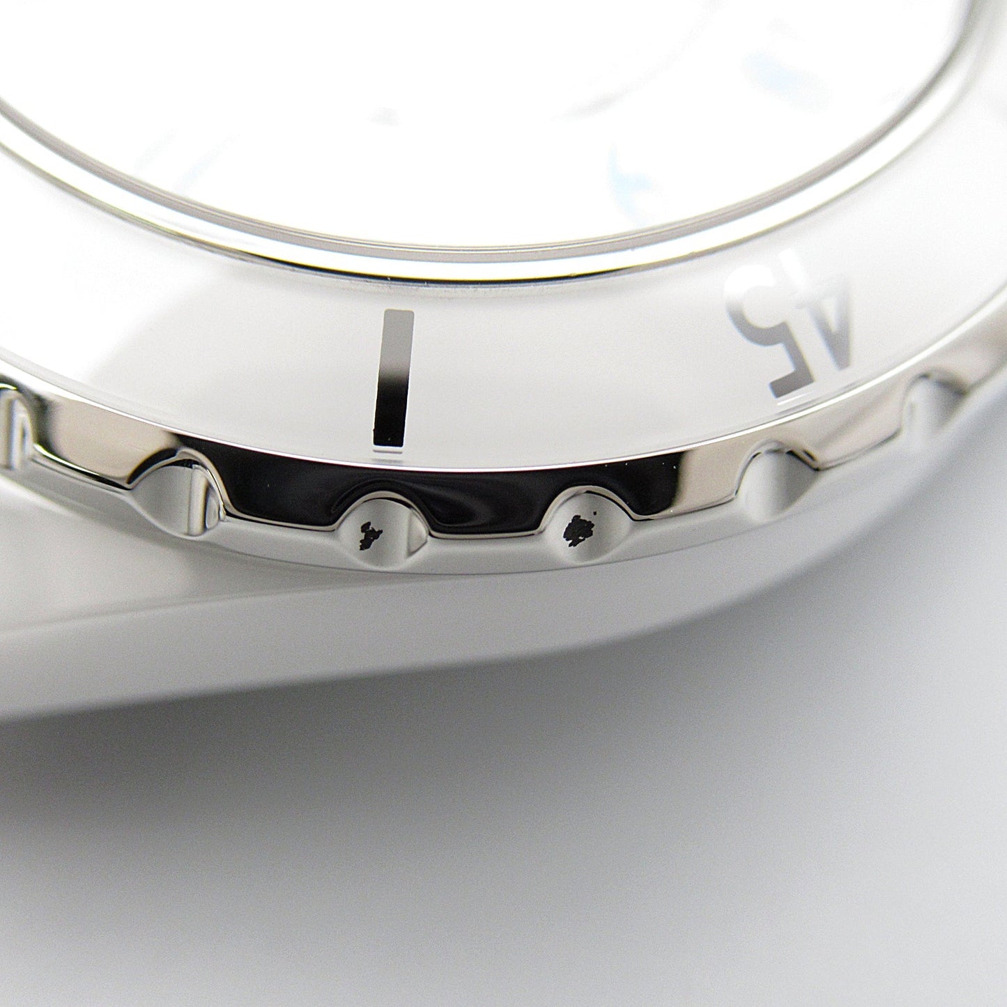 Chanel J12 Blue Light Watch Ceramic White H3827