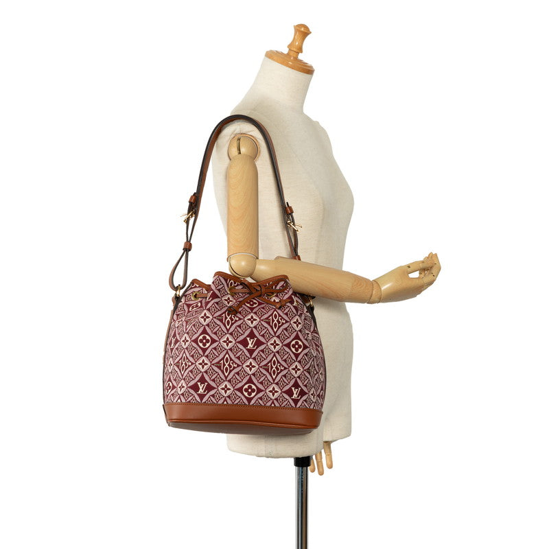 Louis Vuitton Monogram Putinoe SINCE 1854 Shoulder Bag M57154 Wine Red Brown Canvas Leather Louis Vuitton