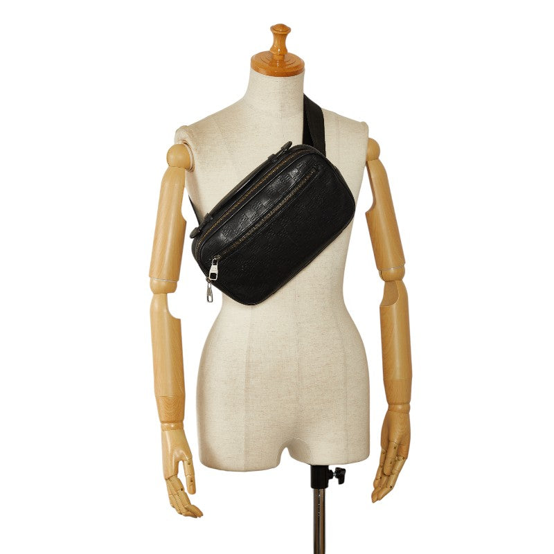 Louis Vuitton Damier Ambrel Body Bag N41288 Black Onix Leather Louis Vuitton