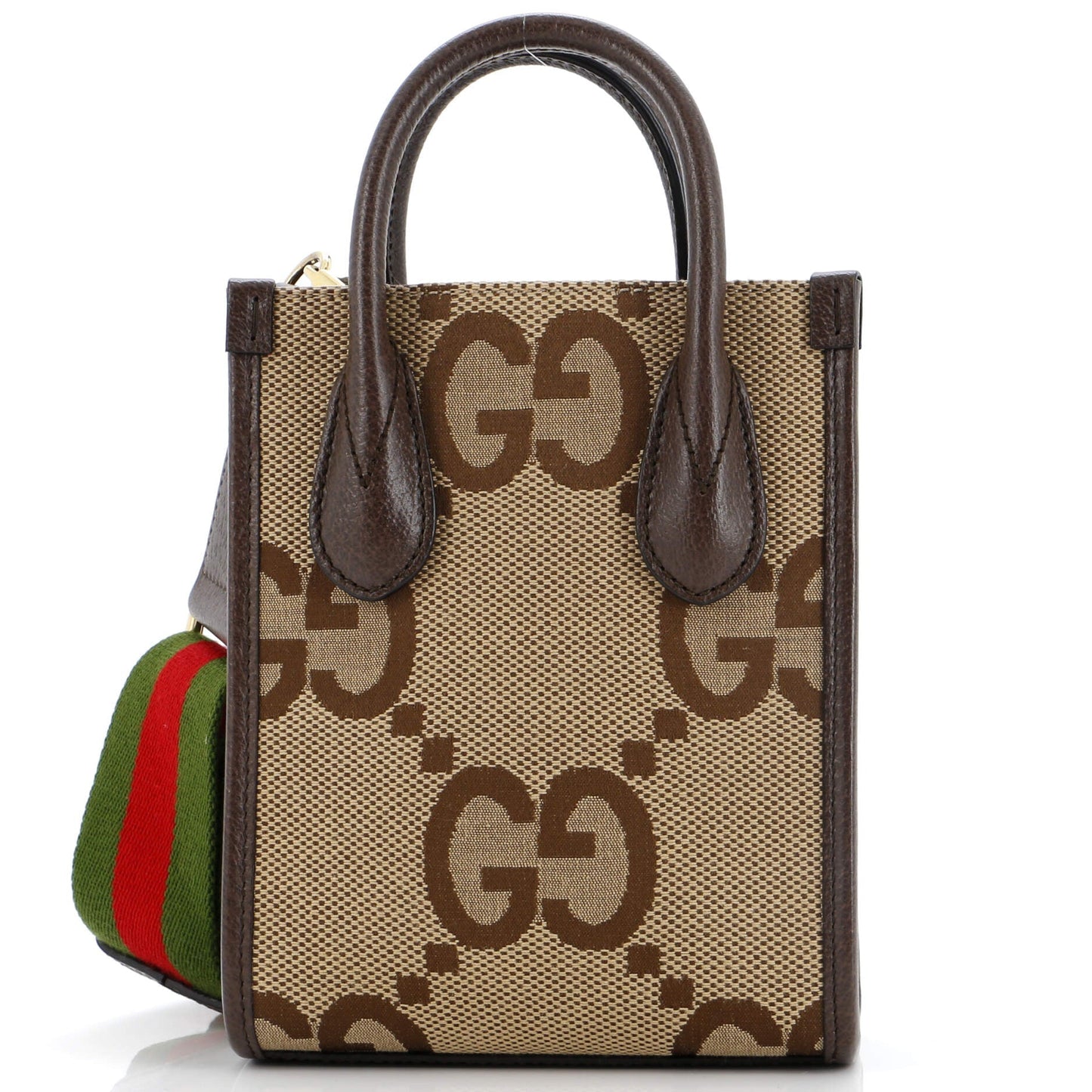 Luxury Gucci Trending 2025 Vertical Tote Jumbo GG Canvas Mini