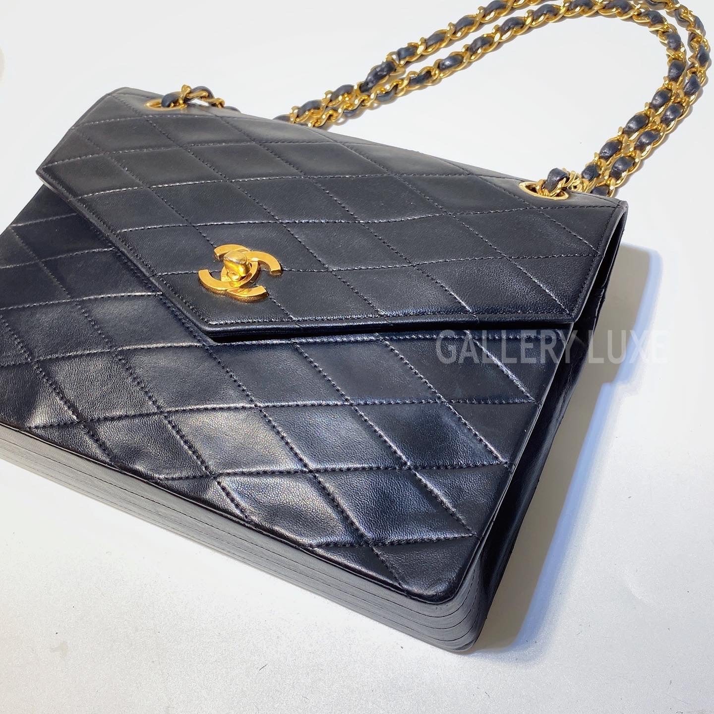 No.3137-Chanel Vintage Lambskin Envelope Flap Bag