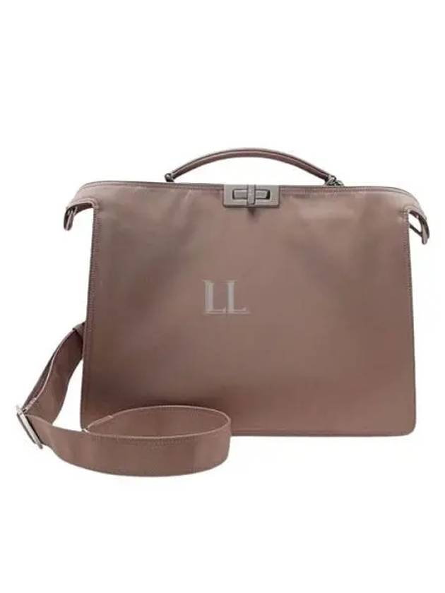 Luxury Fendi Peekaboo ISeeU Medium Tote Bag Beige