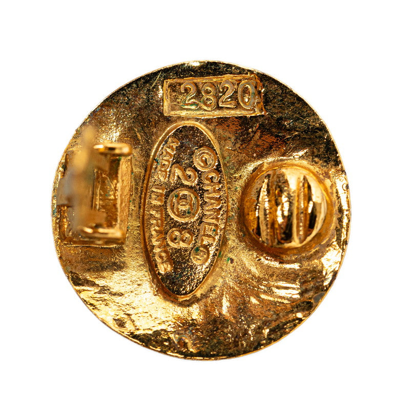 Chanel Coco Logo Round Earring G CHANEL