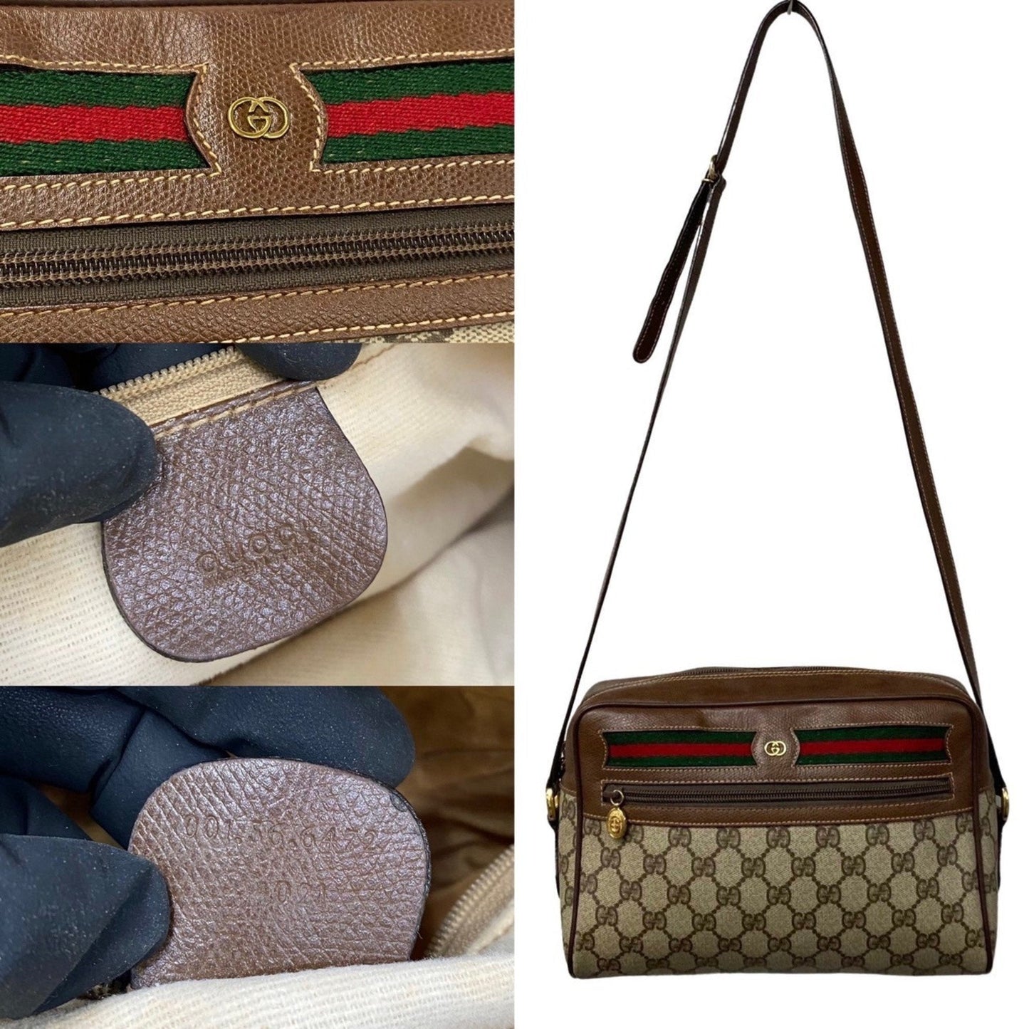 Gucci Ophidia Canvas Shoulder Bag ()