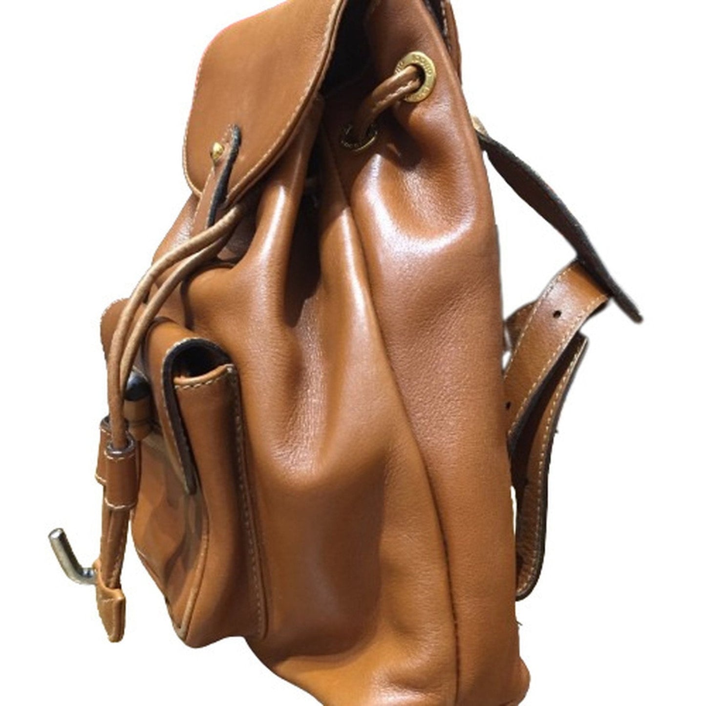 Luxury Gucci Trending 2025 Bamboo Leather Backpack Bag ()