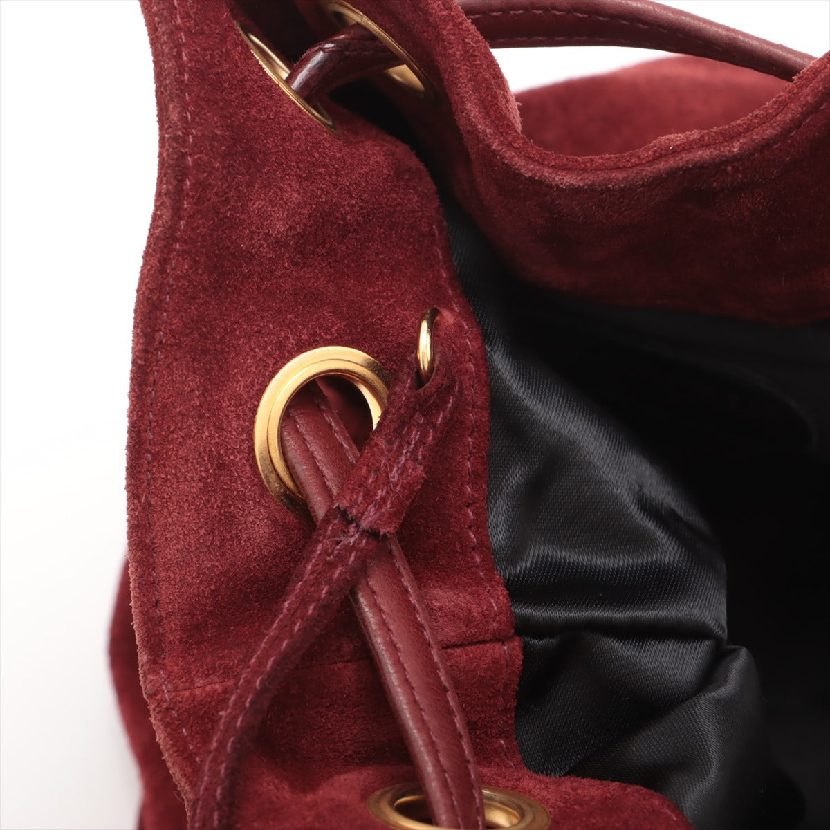 Chanel Coco Suede Handle Shoulder Bag Bordeaux G 3rd