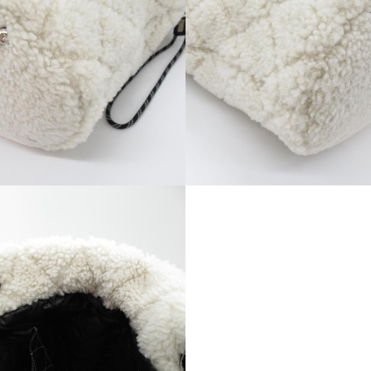Chanel 2w Shoulder Bag 2way Shoulder Bag Leather Allings-P White AS0981