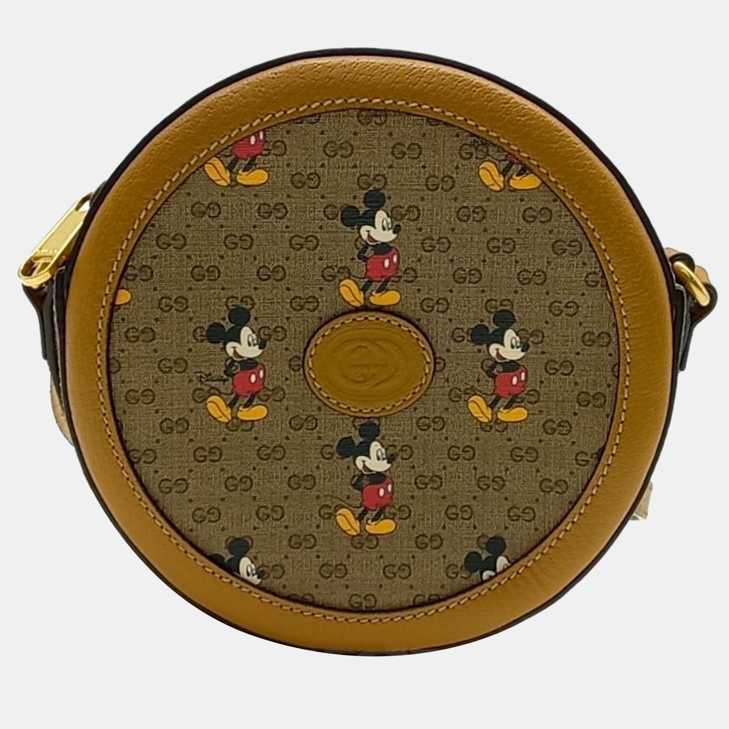 Luxury Gucci Trending 2025 Beige/Brown GG Canvas Disney Shoulder Bag