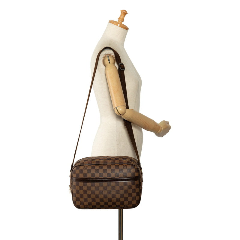 Louis Vuitton Reporter PM Special Shoulder Bag N45253 Brown PVC Leather Louis Vuitton